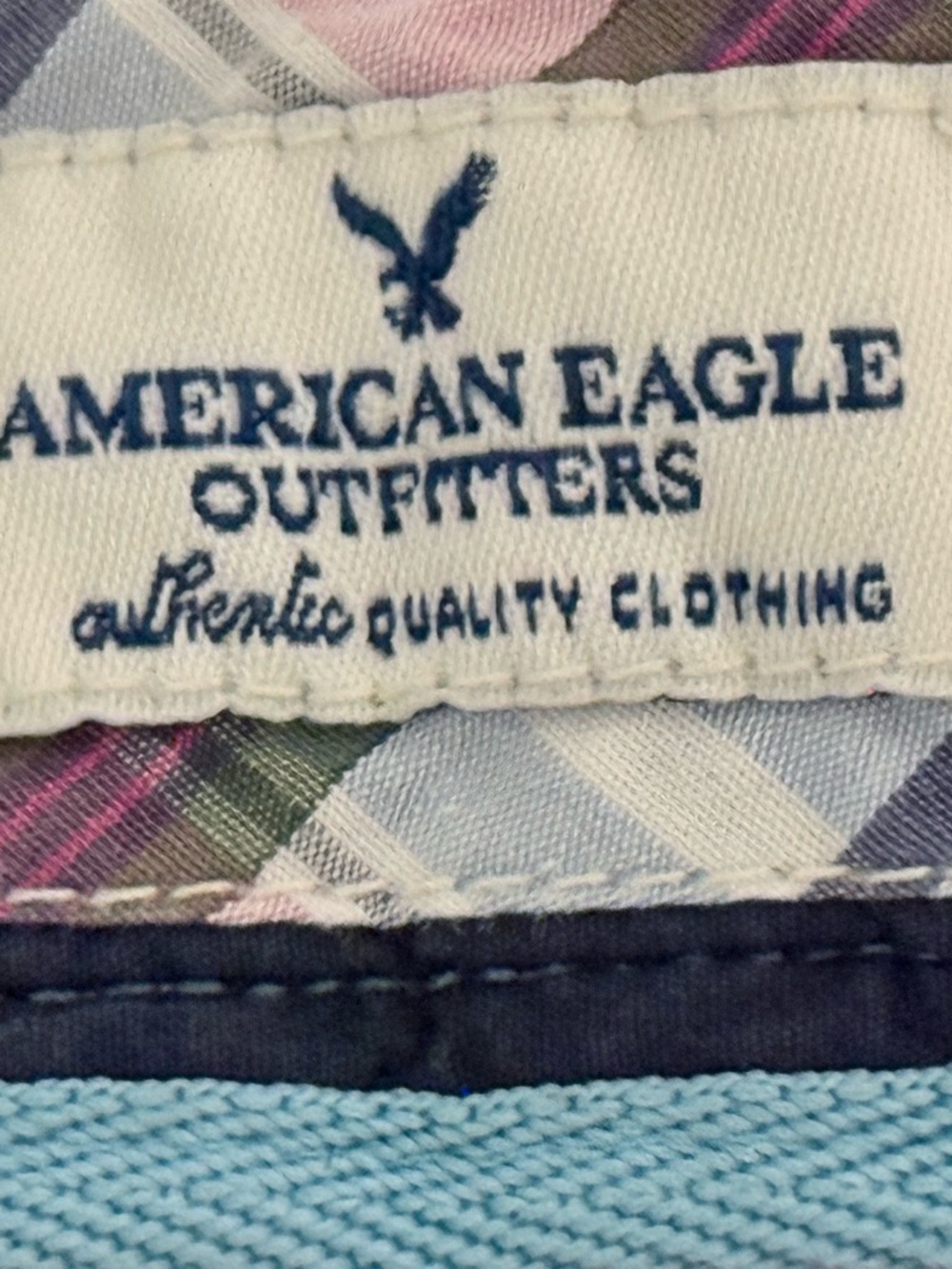 American Eagle Outfitters Pink Plaid Cotton Shorts - Picture 4 of 7